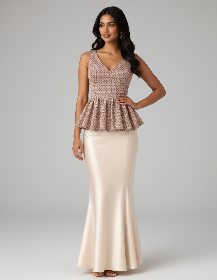 Soft Shine Midi Skirt