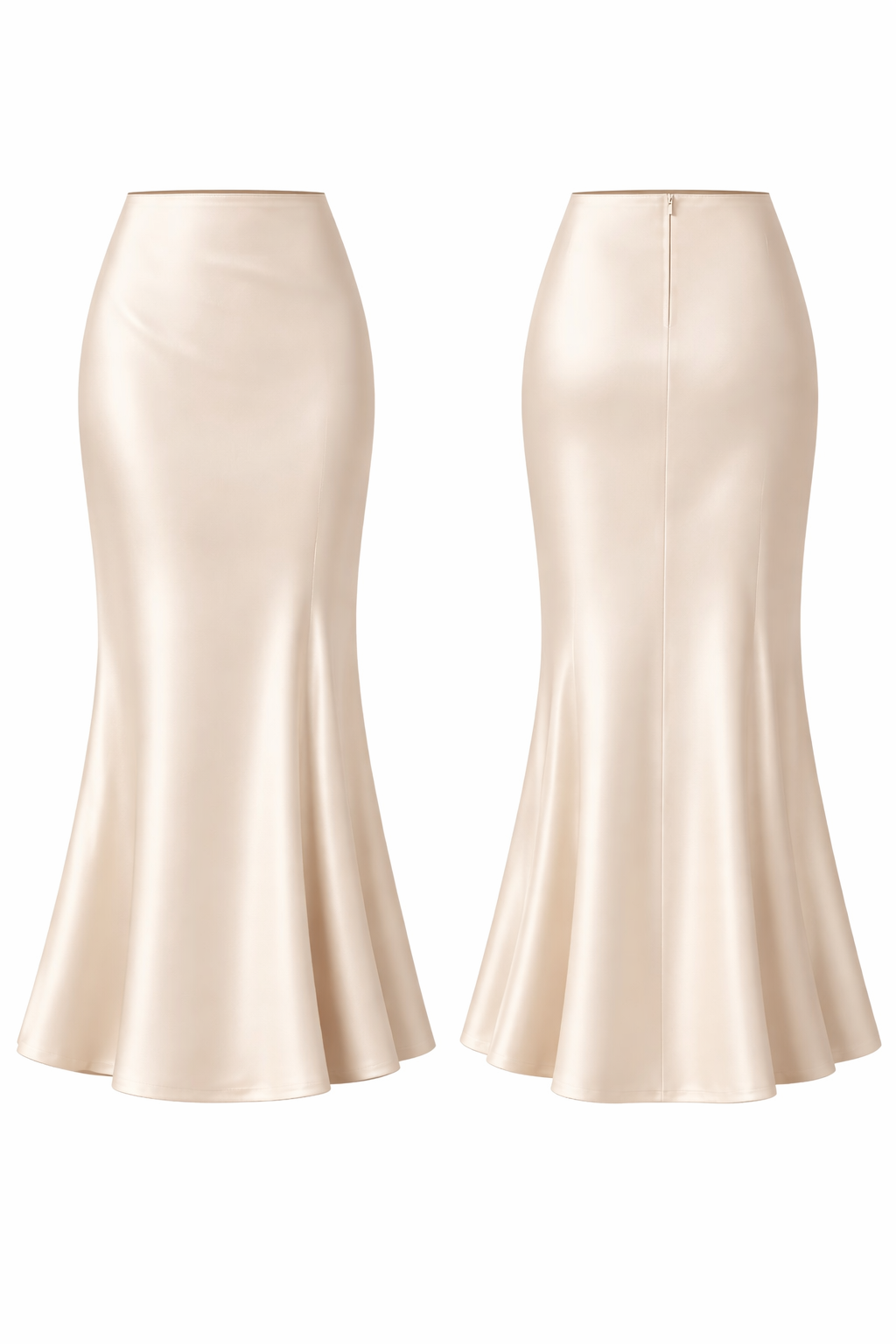 Soft Shine Midi Skirt