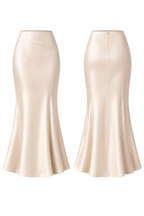 Soft Shine Midi Skirt