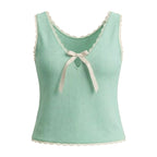 The Heirloom Mint Lace Top
