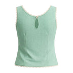 The Heirloom Mint Lace Top