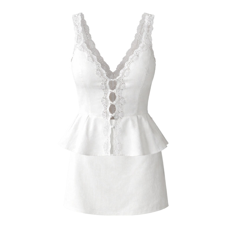 The Elara lace Cord Set